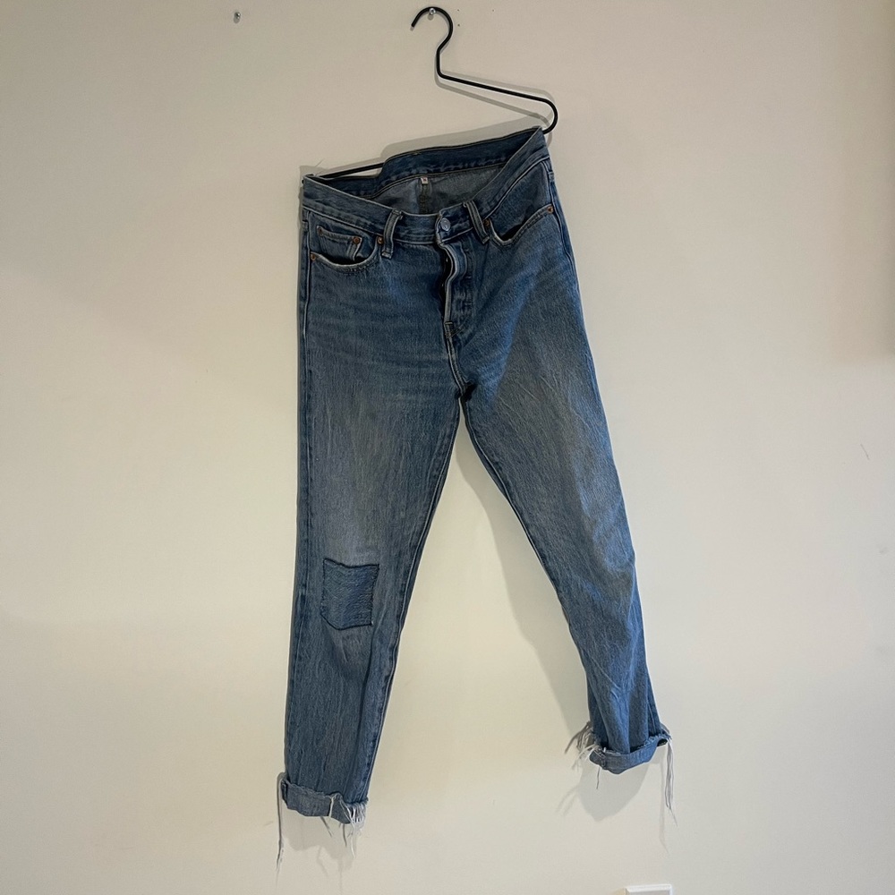 Levi Straight Leg Denim Jeans